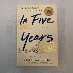3/$20 - In Five Years by Rebecca Serle (hardcover) book
